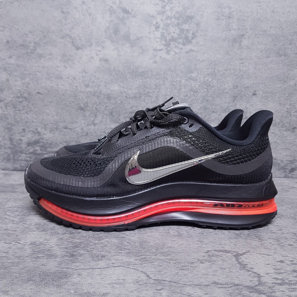 NIKE Pegasus Premium Running Shoes Womens 9.5 Black Metallic Red Bred HQ2593-003